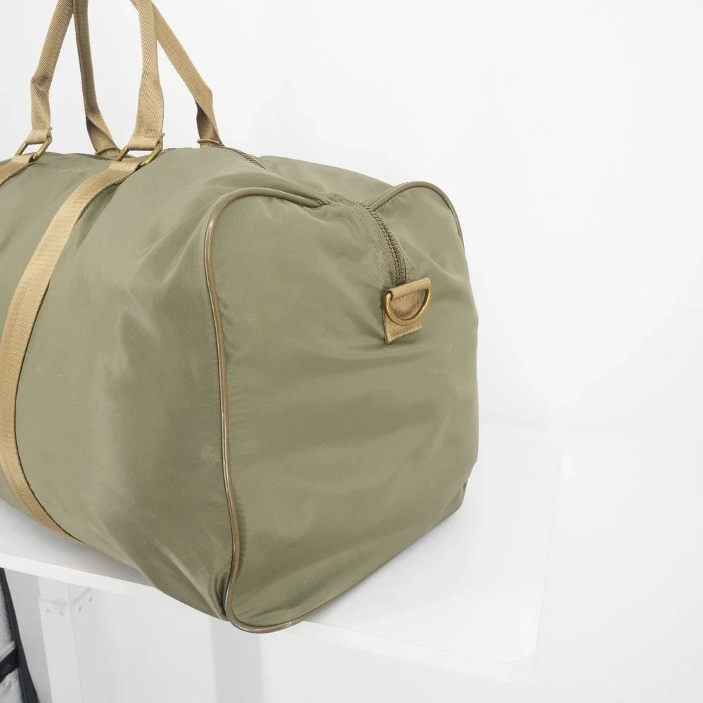Red Canoe Land Rover Duffle Bag Large Olive Green Heritage Travel Weekender